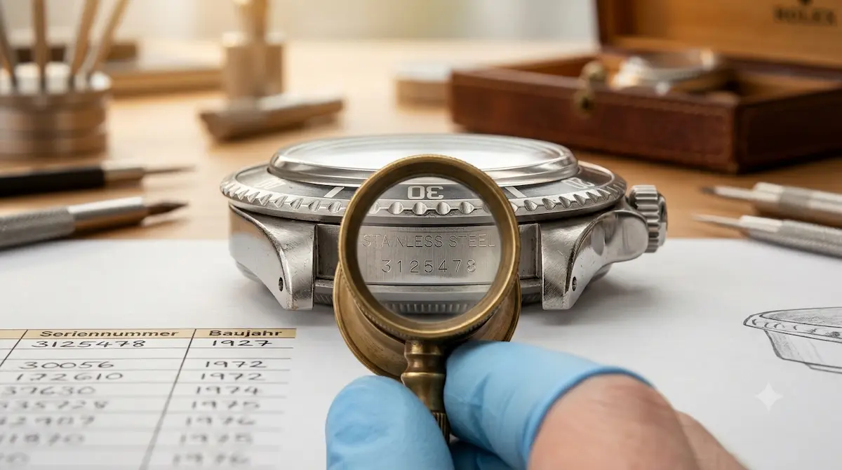 Rolex Seriennummer & Baujahr bestimmen: Der komplette Experten-Leitfaden (1927–heute)